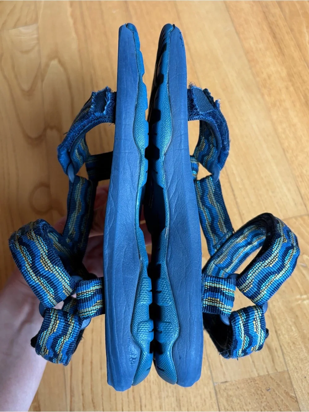 Teva Hurricane XLT 2 Sandals kids Kishi dark blue Striped Toddler Boys Size 13